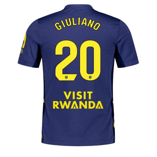 Billige Fotballdrakt Atletico Madrid Giuliano Simeone #20 Replika Bortedrakt 2025-26 Kortermet Billige Fotballdrakt Atletico Madrid Giuliano Simeone #20 Replika Bortedrakt 2025-26 Kortermet